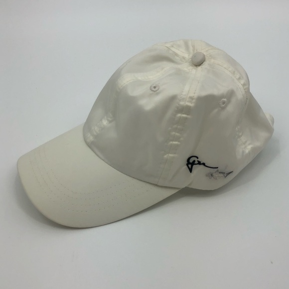 Greg Norman Stain Off White Baseball Hat Cap